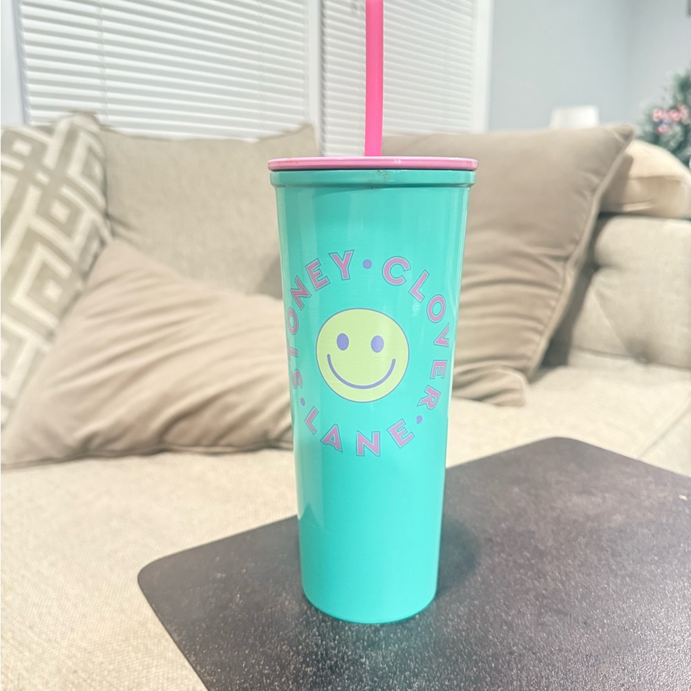Stoney Clover Lane Mint Green Cup with Pink Lid